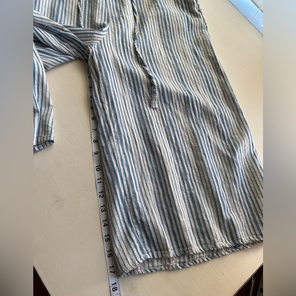 Mono B Jumpsuit Blue & Cream Size L - Picture 11 of 11